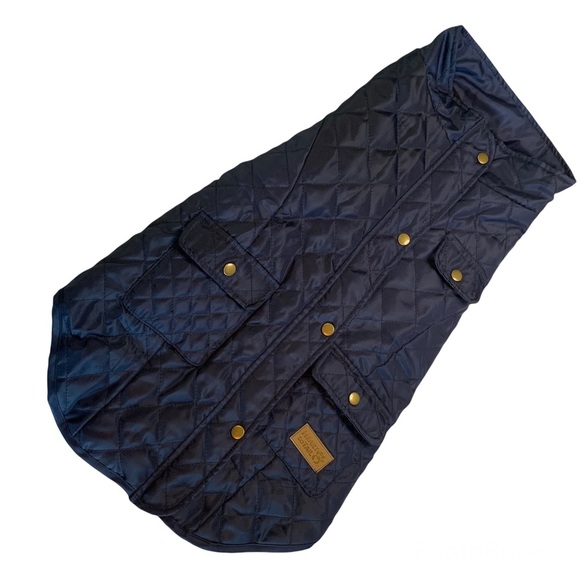 HP Pet Barn Coat | Insulated Puffer Jacket | Quilted | New | L | Navy Blue | Dog - Picture 12 of 17